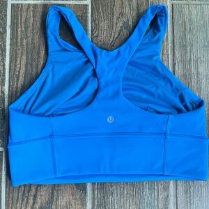 Lululemon bright blue sports bra. Size 10